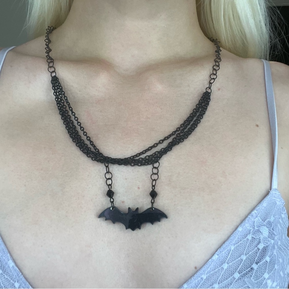 Bat necklace